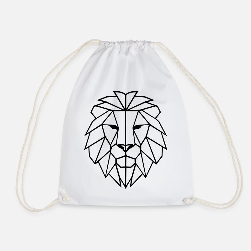Polygone Lion - Sac de sport léger - blanc