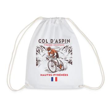 Col d'Aspin Cycling -Pyrenees Mountains- France  - Sac de sport léger - blanc - Devant