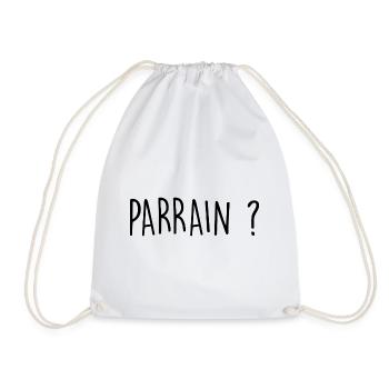 Parrain ? - Sac de sport léger - blanc - Devant