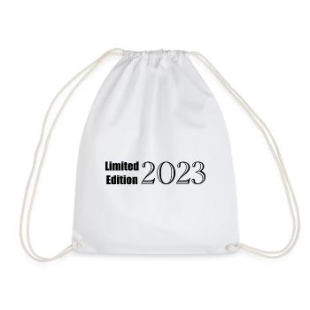 Limitiert 2023 Limited Edition Limited Version - Drawstring Bag - white - Front