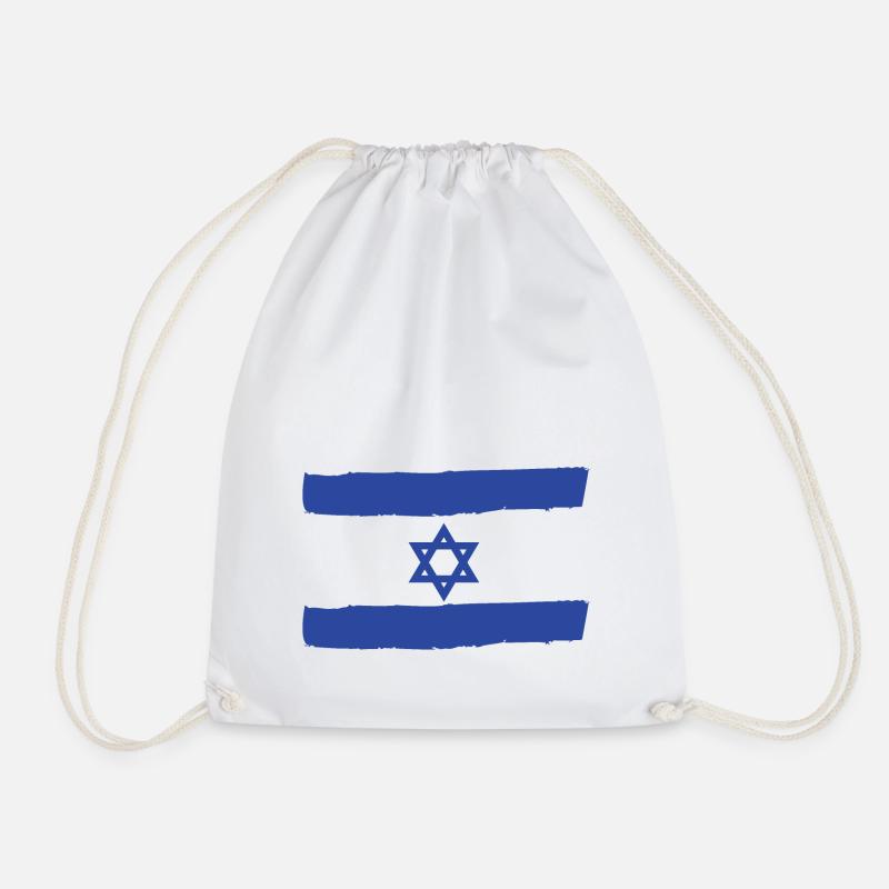 Drapeau d’Israel - Sac de sport léger - blanc