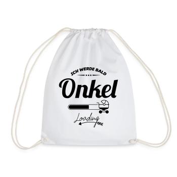 Ich werde bald Onkel - Turnbeutel - Weiß - Vorne