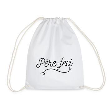 PÈREFECT PAPA PÈRE- FECT idée cadeau pour - Sac de sport léger - blanc - Devant