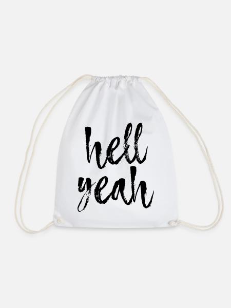 Hell Yeah - Turnbeutel - Weiß