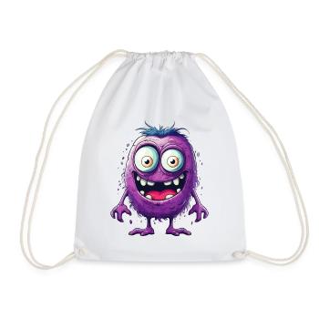 Halloween Monster Zombie Effrayant Costume d’horreur - Sac de sport léger - blanc - Devant