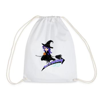 sorcière volante en formation Halloween Design - Sac de sport léger - blanc - Devant