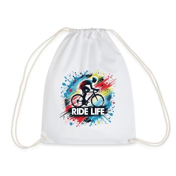 Ride Life – Sport Cyclisme et Passion Vélo - Sac de sport léger - blanc - Devant