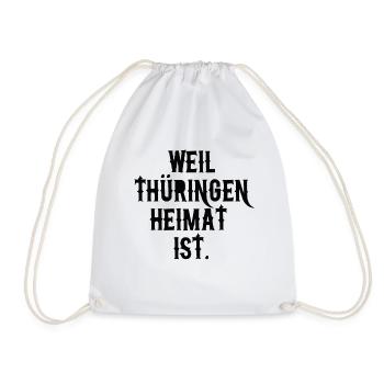 thueringen heimat - Turnbeutel - Weiß - Vorne