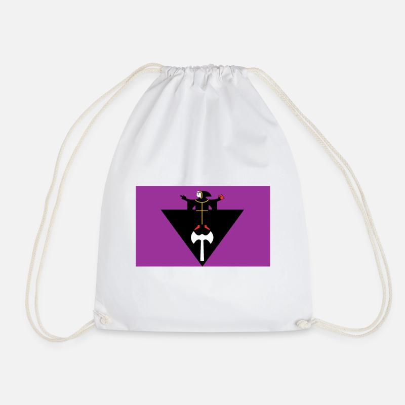Labrys Lesbian Munich Flag - Turnbeutel - Weiß