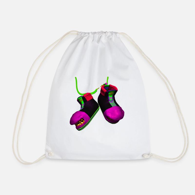 PROJECT ZAMBAX - Drawstring Bag - white