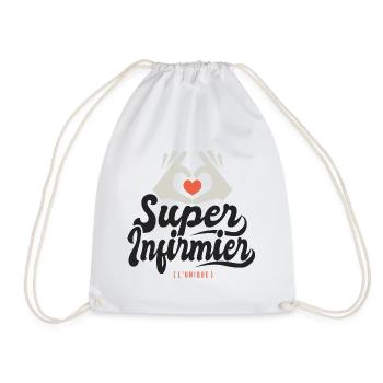 Super Infirmier l unique cadeau infirmier - Sac de sport léger - blanc - Devant