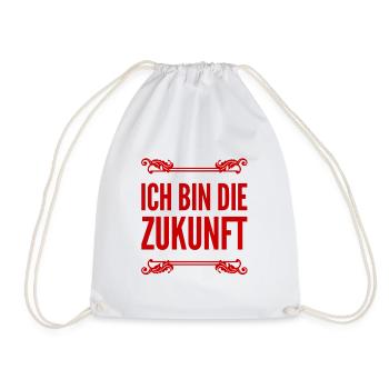 ich bin die Zukunft - Turnbeutel - Weiß - Vorne