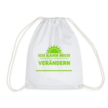 Veränderung ist möglich - Turnbeutel - Weiß - Vorne