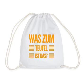 was ist das? - Turnbeutel - Weiß - Vorne