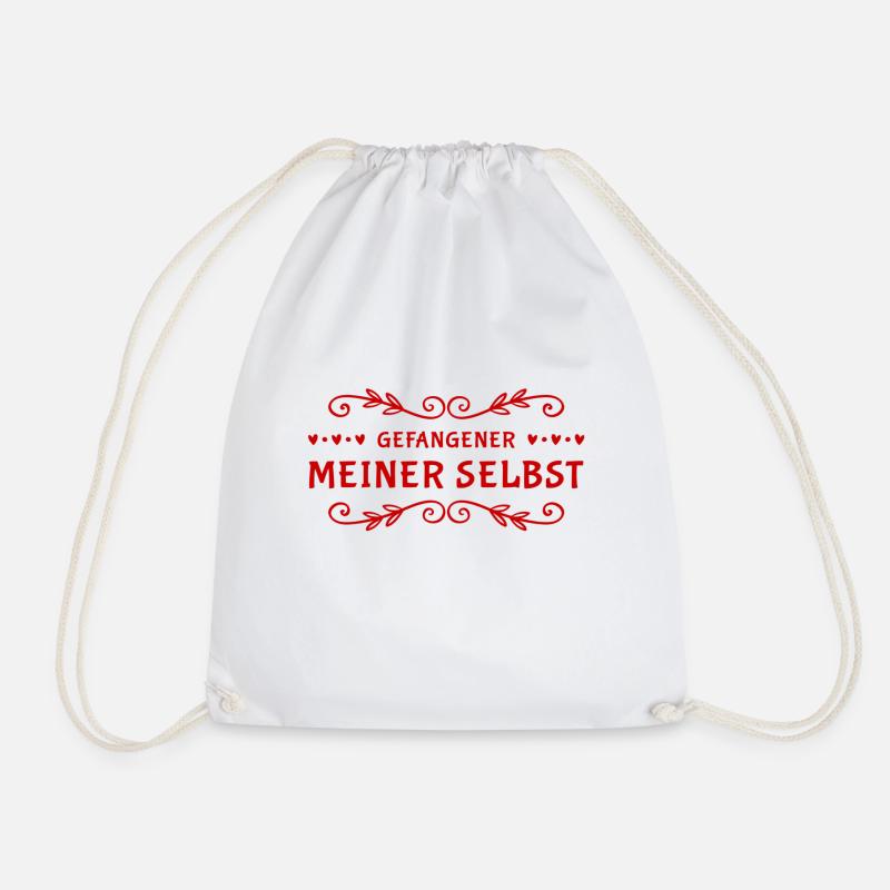 ich bin in mir selbst gefangen - Turnbeutel - Weiß