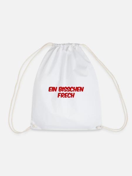 ich bin ein freches Früchtchen - Turnbeutel - Weiß