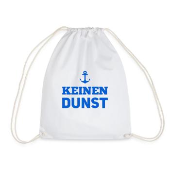 keinen Dunst - Turnbeutel - Weiß - Vorne