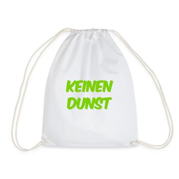 ich habe keinen Dunst - Turnbeutel - Weiß - Vorne