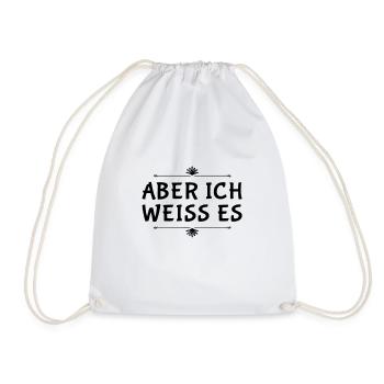 ich bin ein Fuchs - Turnbeutel - Weiß - Vorne
