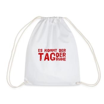 der Tag der Ruhe - Turnbeutel - Weiß - Vorne