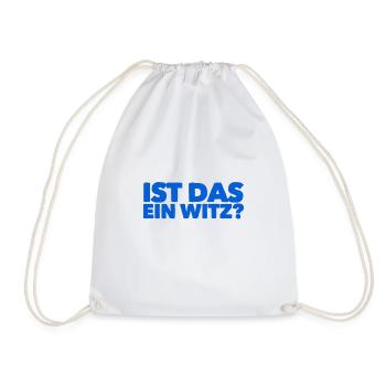 soll das ein Witz sein - Turnbeutel - Weiß - Vorne