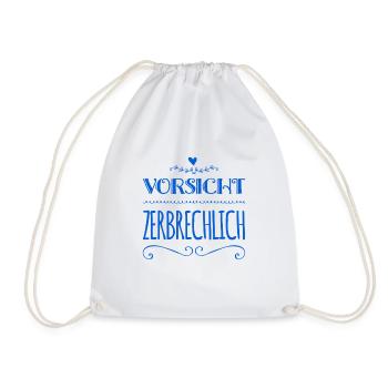 ich könnte zerbrechen - Turnbeutel - Weiß - Vorne