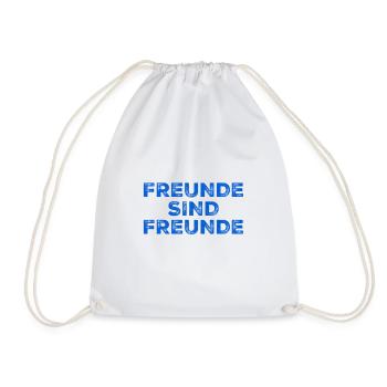 Freunde sind Freunde - Turnbeutel - Weiß - Vorne
