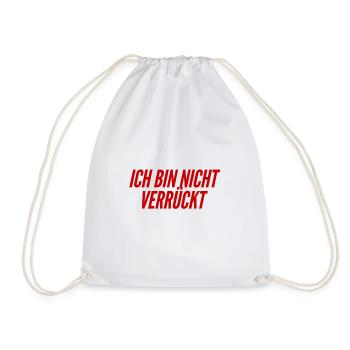 normal ist mein Ding - Turnbeutel - Weiß - Vorne