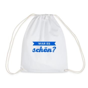 war es gut? - Turnbeutel - Weiß - Vorne