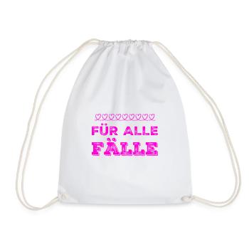 ich habe einen Plan B - Turnbeutel - Weiß - Vorne