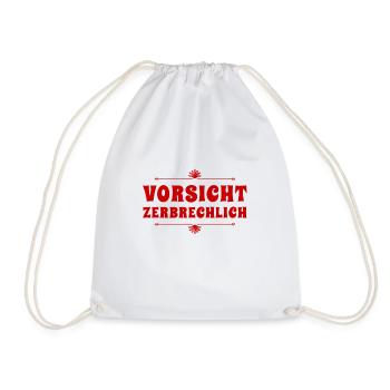 ich bin sehr zerbrechlich - Turnbeutel - Weiß - Vorne