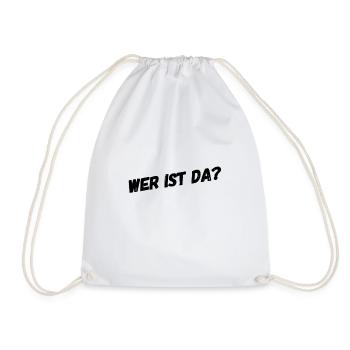 wer ist da? - Turnbeutel - Weiß - Vorne