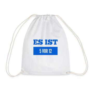 fast zu spät - Turnbeutel - Weiß - Vorne