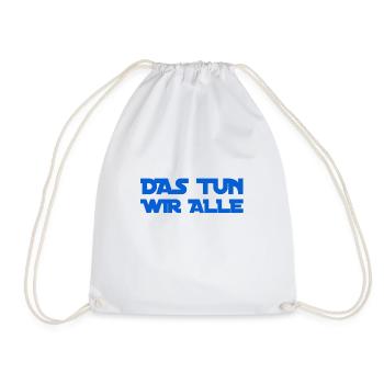 alle tun es - Turnbeutel - Weiß - Vorne