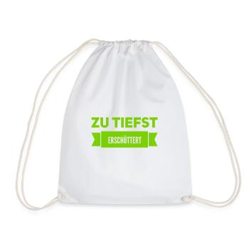ich bin erschüttert - Turnbeutel - Weiß - Vorne
