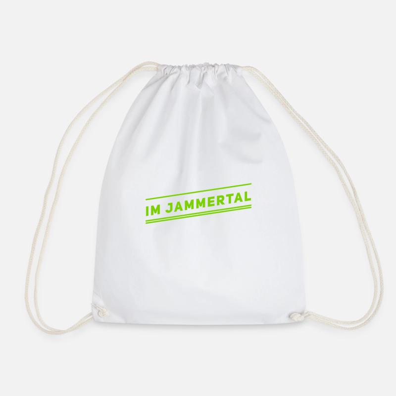 ich könnte die ganze Zeit jammern - Turnbeutel - Weiß