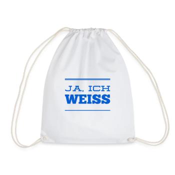 das ist mir schon klar - Turnbeutel - Weiß - Vorne