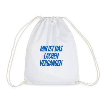 das ist nicht zum lachen - Turnbeutel - Weiß - Vorne
