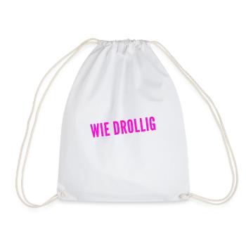 goldig - Turnbeutel - Weiß - Vorne