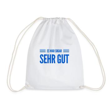 mir hat es sehr gut gefallen - Turnbeutel - Weiß - Vorne