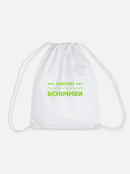 ich habe keine Ahnung - Turnbeutel - Weiß
