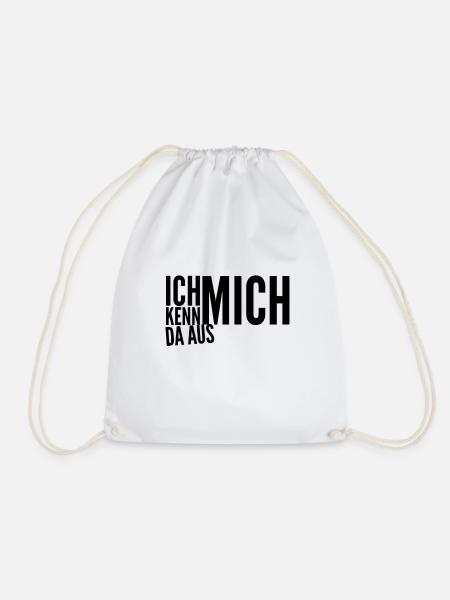 darin bi ich Experte - Turnbeutel - Weiß