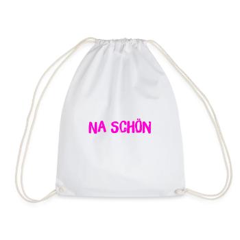 na schön - Turnbeutel - Weiß - Vorne