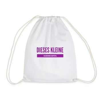 dieses kleine nagende Gefühl - Turnbeutel - Weiß - Vorne