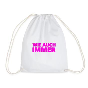 kann schon sein - Turnbeutel - Weiß - Vorne
