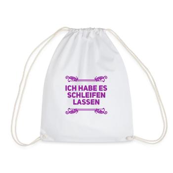 ich hatte keine Lust - Turnbeutel - Weiß - Vorne