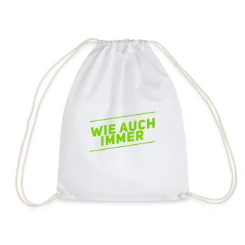 na und - Turnbeutel - Weiß - Vorne