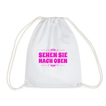 der Blick in die Höhe - Turnbeutel - Weiß - Vorne