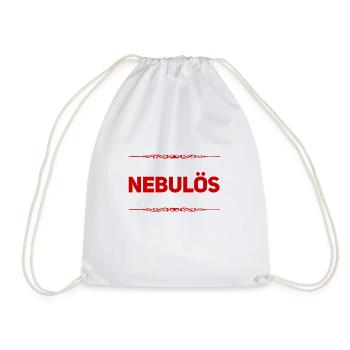 ich bin nebulös - Turnbeutel - Weiß - Vorne