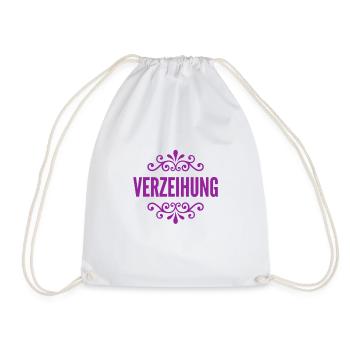 ich bitte um Verzeihung - Turnbeutel - Weiß - Vorne